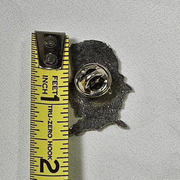 VINTAGE MILITARY US NAVY AMERICA USA OUTLINE ANCHOR HAT LAPEL PIN - Picture 3 of 3